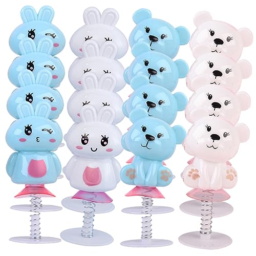 FRCOLOR 24 Stück Teiliges Cartoon Hüpfspielzeug für Langlebiges Kunststoffmaterial Einfache Bedienung Bunte Tierfiguren Hase Bär Geschenkidee und Kinderparty Mitgebsel FRCOLOR 24 Stück Teiliges Cartoon Hüpfspielzeug für Langlebiges Kunststoffmaterial Einfache Bedienung Bunte Tierfiguren Hase Bär Geschenkidee und Kinderparty Mitgebsel von FRCOLOR