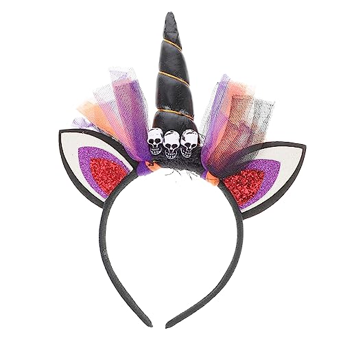 FRCOLOR 2St einhorn stirnband Einhorn-Stirnbänder Accessoires für Mädchen Blumendekor halloween haarschmuck verkleidung kinder weihnachtsdeko Stirnband für Mädchen Party-Stirnband Stoff von FRCOLOR