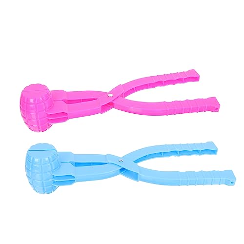 FRCOLOR 2 Stück Kinder Maker Clips Winterspielzeug für Außenbereich Ergonomische Schnee Klammern Robustes Spielzeug für Schneeballschlachten Kreative Schneeballform FRCOLOR 2 Stück Kinder Maker Clips Winterspielzeug für Außenbereich Ergonomische Schnee Klammern Robustes Spielzeug für Schneeballschlachten Kreative Schneeballform von FRCOLOR