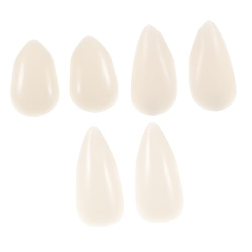 FRCOLOR 3 Paare Vampirzähne Fake Zähne aus Sicherem Material Unisex für Halloween Cosplay Kostüm Party Requisiten ohne Kleber Aufbewahrungsbox FRCOLOR 3 Paare Vampirzähne Fake Zähne aus Sicherem Material Unisex für Halloween Cosplay Kostüm Party Requisiten ohne Kleber Aufbewahrungsbox von FRCOLOR