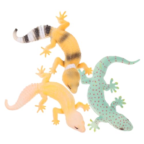 FRCOLOR 3 Stück Realistische Gecko Modelle Kleine Reptilienfiguren Robust Pädagogisches für Kognitiven und Fantasievollen Entdeckung FRCOLOR 3 Stück Realistische Gecko Modelle Kleine Reptilienfiguren Robust Pädagogisches für Kognitiven und Fantasievollen Entdeckung von FRCOLOR