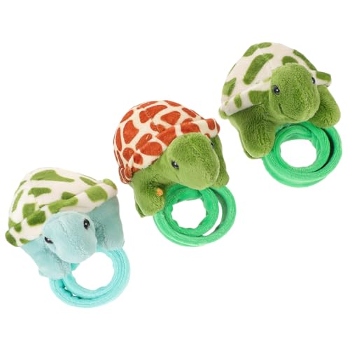 FRCOLOR 3 Stück Teiliges Plüsch Tier Slap Armband Schildkröte Party Kuscheltier Mitgebsel für Kindergeburtstage und Feiern FRCOLOR 3 Stück Teiliges Plüsch Tier Slap Armband Schildkröte Party Kuscheltier Mitgebsel für Kindergeburtstage und Feiern von FRCOLOR