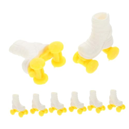 FRCOLOR 4 Paare Mini Eislaufschuhe Puppenschuhe Mini Ski Boots Winter Schneeszene Puppenzubehör Niedliche Miniatur Skates für Mädchen Winter Zubehör FRCOLOR 4 Paare Mini Eislaufschuhe Puppenschuhe Mini Ski Boots Winter Schneeszene Puppenzubehör Niedliche Miniatur Skates für Mädchen Winter Zubehör von FRCOLOR