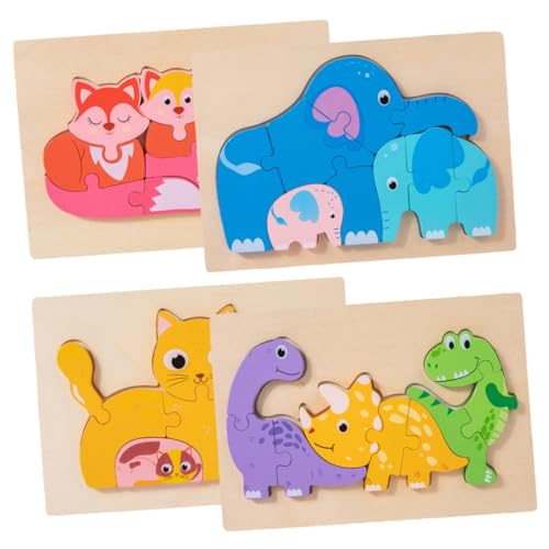 FRCOLOR 4 Sätze Holzpuzzle für Kleinkinder Teiliges Tier Matching aus Holz Fördert Selbstvertrauen und Motorische Fähigkeiten Sicheres Lernspielzeug für Jahre für Kreative Spielstunden FRCOLOR 4 Sätze Holzpuzzle für Kleinkinder Teiliges Tier Matching aus Holz Fördert Selbstvertrauen und Motorische Fähigkeiten Sicheres Lernspielzeug für Jahre für Kreative Spielstunden von FRCOLOR