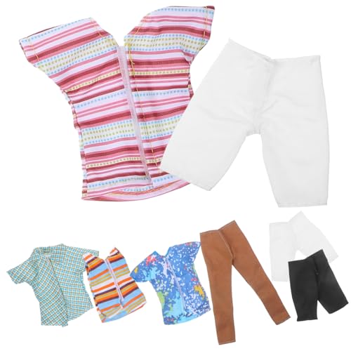 FRCOLOR 4sätze Puppenkleidung Für Jungenpuppen Outfit Shorts Und Kleidungsstücke Aus Waschbar Und Wiederverwendbar Passend Für Kleine Puppen FRCOLOR 4sätze Puppenkleidung Für Jungenpuppen Outfit Shorts Und Kleidungsstücke Aus Waschbar Und Wiederverwendbar Passend Für Kleine Puppen von FRCOLOR