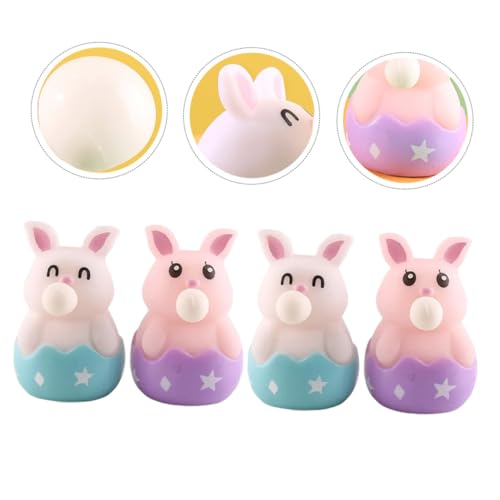 FRCOLOR 4 Stck Teiliges Hasen Niedliches Cartoon Kaninchen Design Stressabbauend Sanft und Dehnbar als Ostergeschenk für Osterpartys Geeignet FRCOLOR 4 Stck Teiliges Hasen Niedliches Cartoon Kaninchen Design Stressabbauend Sanft und Dehnbar als Ostergeschenk für Osterpartys Geeignet von FRCOLOR
