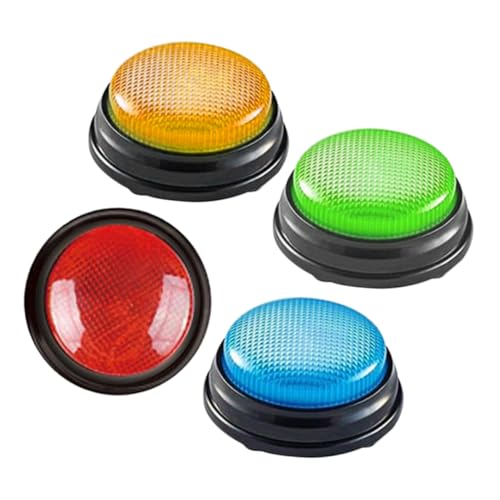 FRCOLOR 4 Stück Antwortknöpfe für Quizspiele Robuste Bunte Tasten für Klassenzimmer und Zuhause für Lernspiele und Reaktionsförderung FRCOLOR 4 Stück Antwortknöpfe für Quizspiele Robuste Bunte Tasten für Klassenzimmer und Zuhause für Lernspiele und Reaktionsförderung von FRCOLOR