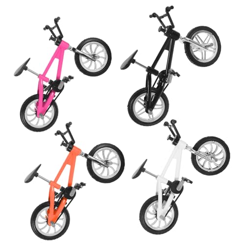 FRCOLOR 4 Stück Mini Fahrrad Modell Realistische Finger Mountainbikes Orange Detailreiche Miniatur Mountain Bike Dekoration für Schreibtisch und Sammlung FRCOLOR 4 Stück Mini Fahrrad Modell Realistische Finger Mountainbikes Orange Detailreiche Miniatur Mountain Bike Dekoration für Schreibtisch und Sammlung von FRCOLOR