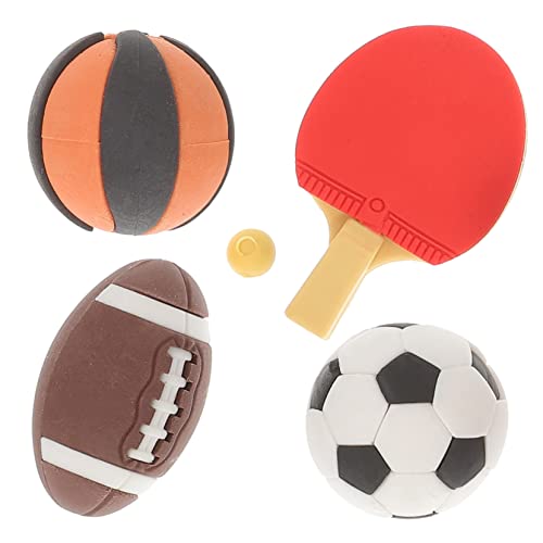FRCOLOR 4 Stück Mini Sportmodelle für Puppenhäuser Teiliges aus Fußball Basketball Volleyball und Tischtennis Realistische Dekoration für DIY Projekte und Modelle Zufällige FRCOLOR 4 Stück Mini Sportmodelle für Puppenhäuser Teiliges aus Fußball Basketball Volleyball und Tischtennis Realistische Dekoration für DIY Projekte und Modelle Zufällige von FRCOLOR