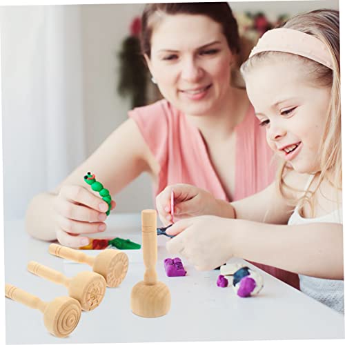 FRCOLOR 4 Stück Teiliges Holzmodellierwerkzeug für Praktische und Sichere Tonwerkzeuge zum Kreativen Basteln und Formen von Knete Glatte Langlebige DIY Tonformen für Fantasievolles FRCOLOR 4 Stück Teiliges Holzmodellierwerkzeug für Praktische und Sichere Tonwerkzeuge zum Kreativen Basteln und Formen von Knete Glatte Langlebige DIY Tonformen für Fantasievolles von FRCOLOR