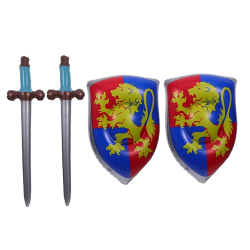 FRCOLOR 4 Stück aufblasbares für Ritter verkleiden Sich Schildstütze Spielzeugprops vorgeben, Schild zu Sein Wikinger-Schild-Kostüm Ritterkostüm PVC FRCOLOR 4 Stück aufblasbares für Ritter verkleiden Sich Schildstütze Spielzeugprops vorgeben, Schild zu Sein Wikinger-Schild-Kostüm Ritterkostüm PVC von FRCOLOR