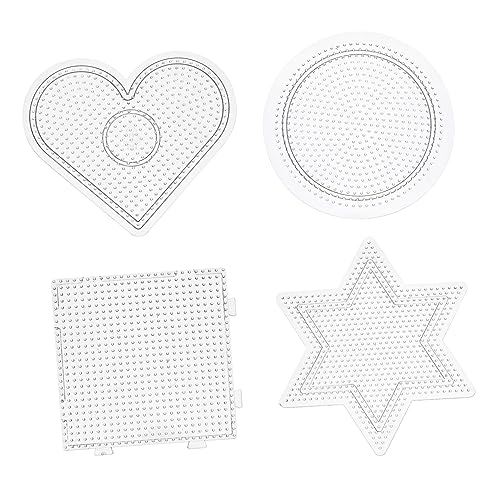 FRCOLOR 4stücke Bügelperlenbretter Aus Kunststoff Steckplatten Transparente Für Bastelperlen DIY-lernspielzeug Für Junge Mädchen FRCOLOR 4stücke Bügelperlenbretter Aus Kunststoff Steckplatten Transparente Für Bastelperlen DIY-lernspielzeug Für Junge Mädchen von FRCOLOR