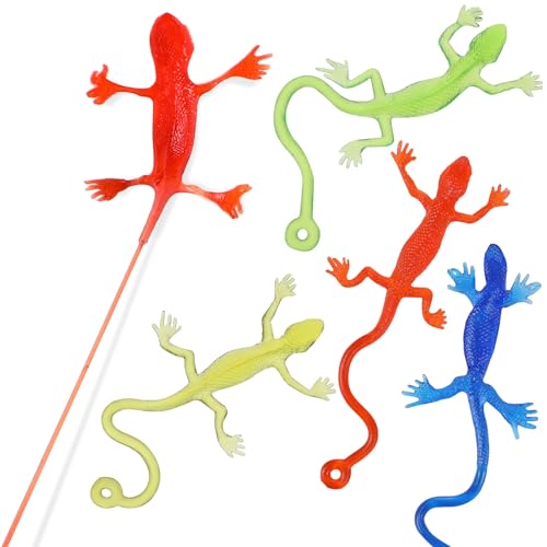 FRCOLOR 5 Stück Teiliges Elastisches Klebrige Dehnbare Gecko Figuren Strapazierfähige TPR Materialien Vielseitig als Partygeschenk Mitgebsel für Kindergeburtstage FRCOLOR 5 Stück Teiliges Elastisches Klebrige Dehnbare Gecko Figuren Strapazierfähige TPR Materialien Vielseitig als Partygeschenk Mitgebsel für Kindergeburtstage von FRCOLOR
