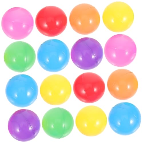 FRCOLOR 50 Stück Bunte Kunststoffbälle für Durchmesser für Spielzelt und Wasserspaß Sicheres für Junge Mädchen und Kleinkinder FRCOLOR 50 Stück Bunte Kunststoffbälle für Durchmesser für Spielzelt und Wasserspaß Sicheres für Junge Mädchen und Kleinkinder von FRCOLOR