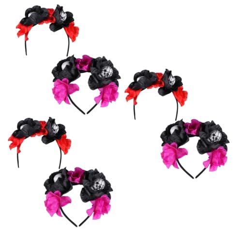 FRCOLOR 6 Stk Halloween-Party-Stirnband Haarbänder für Damen Halloween-Haarband Party-Haarband halloween haarreif halloween headband kleidung Haargummis frauen kopfschmuck Haarreifen Stoff von FRCOLOR