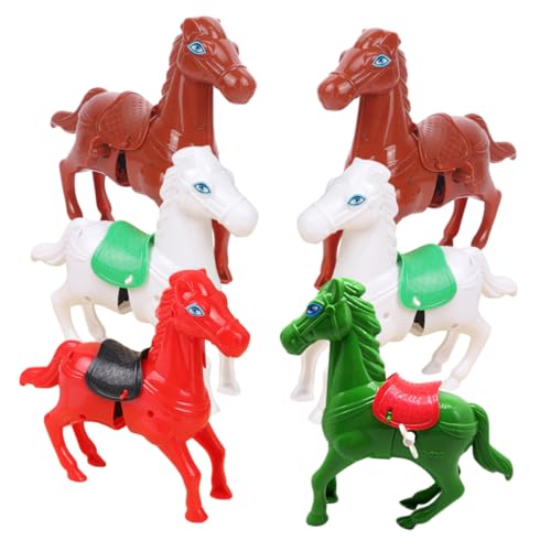 FRCOLOR 6 Stück Teiliges Wind Up Pferdespielzeug mit Bunten Lustigen Interaktiven Spielzeugen für Fördert Hand Auge Koordination und Bewegung Kreatives für Geburtstage und Zufällige Farbe FRCOLOR 6 Stück Teiliges Wind Up Pferdespielzeug mit Bunten Lustigen Interaktiven Spielzeugen für Fördert Hand Auge Koordination und Bewegung Kreatives für Geburtstage und Zufällige Farbe von FRCOLOR