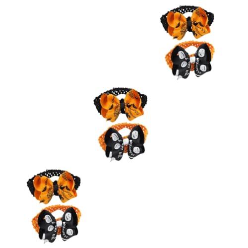 FRCOLOR 6-Teiliges Set Haare für Halloween Halloween-Haarreifen Halloween-Haarwickel halloween haarschmuck kinder haarschmuck halloween halloweendeko Party-Stirnband Partyfrisur für Kinder von FRCOLOR