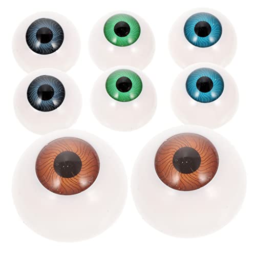 FRCOLOR 8 Stück Teiliges Hohler Bunter Puppenaugen DIY Halloween Deko Zubehör Realistische Künstliche Augen für Basteln Masken und Horror Requisiten Langlebig und Zufällige Farbe FRCOLOR 8 Stück Teiliges Hohler Bunter Puppenaugen DIY Halloween Deko Zubehör Realistische Künstliche Augen für Basteln Masken und Horror Requisiten Langlebig und Zufällige Farbe von FRCOLOR