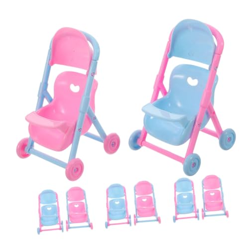 FRCOLOR 8 Stück Teiliges Miniatur Puppenwagen Detailreiches Langlebiges für Rollenspiele Kompakt und Tragbar Realistische Puppenwagen für Puppenhaus Zubehör FRCOLOR 8 Stück Teiliges Miniatur Puppenwagen Detailreiches Langlebiges für Rollenspiele Kompakt und Tragbar Realistische Puppenwagen für Puppenhaus Zubehör von FRCOLOR