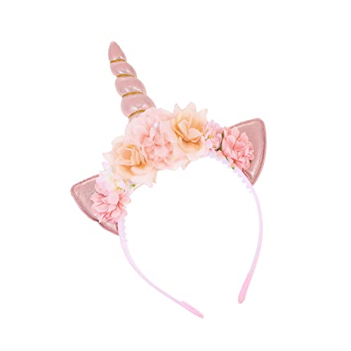 FRCOLOR Einhorn Stirnband Bienen-party-dekorationen Bopper Haarschmuck Stirnband Mit Pailletten Stirnbänder Für Babys Weiche -stirnbänder Gepolstertes Haarband Stoff Golden von FRCOLOR