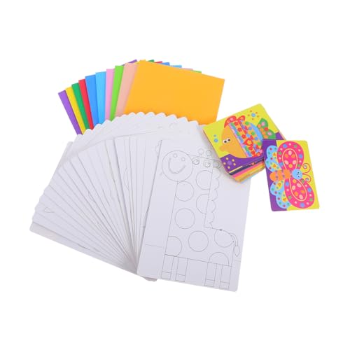 FRCOLOR Eva Schaumstoff Sticker DIY Lernspielzeug mit Bunten Tiermotiven Kreatives Bastelset für Vorschulkinder für Reise Kindergarten und Frühkindliche FRCOLOR Eva Schaumstoff Sticker DIY Lernspielzeug mit Bunten Tiermotiven Kreatives Bastelset für Vorschulkinder für Reise Kindergarten und Frühkindliche von FRCOLOR