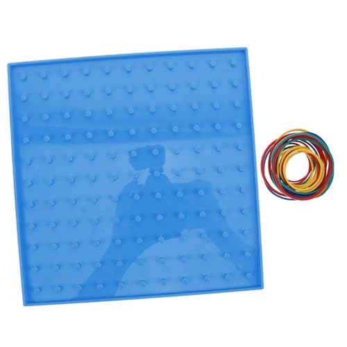 FRCOLOR Geoboard mit Pegs Doppelseitig Lernspielzeug für Grundschule Matheförderung Inklusive Bunte Gummibänder für Mathematisches Denken und Visuelles Lernen FRCOLOR Geoboard mit Pegs Doppelseitig Lernspielzeug für Grundschule Matheförderung Inklusive Bunte Gummibänder für Mathematisches Denken und Visuelles Lernen von FRCOLOR