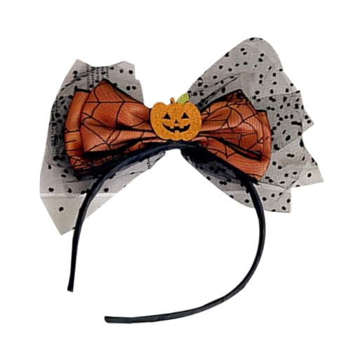 FRCOLOR Halloween-Kopfbedeckung für Erwachsene halloween haarreif halloween headband Kostüme Vampir-Kopfschmuck Haarband kürbiskerne Schleife-Stirnband Schleifenknoten-Kürbis-Kopfschmuck von FRCOLOR