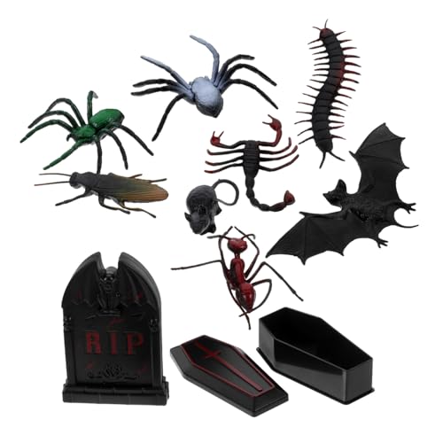 FRCOLOR Halloween Mini Grabstein und Sarg Deko Teiliges Miniatur Halloween Party Zubehör mit Gruseligen Tierfiguren für DIY Dollhouse und Tischdeko Vielseitig FRCOLOR Halloween Mini Grabstein und Sarg Deko Teiliges Miniatur Halloween Party Zubehör mit Gruseligen Tierfiguren für DIY Dollhouse und Tischdeko Vielseitig von FRCOLOR