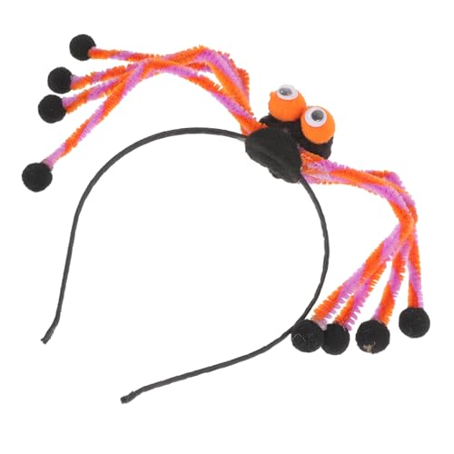 FRCOLOR Halloween-Stirnbänder für Erwachsene Haarband Dekorationen aus Spinnweben halloween kopfschmuck halloween kopfbedeckung Stirnband für Erwachsene Haarschmuck für Frauen Plüsch von FRCOLOR