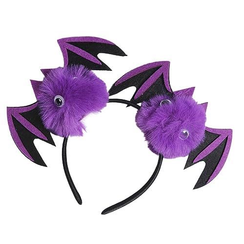 FRCOLOR Halloween Stirnband Haarband Halloween Party Haarschmuck Fledermausflügel Stirnband Halloween Schleifen Fledermaus Halloween Kostüme Halloween Türdekorationen Maskerade von FRCOLOR