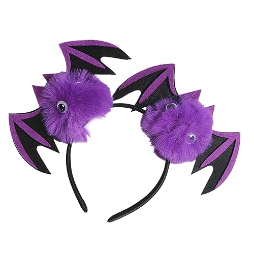 FRCOLOR Halloween-stirnband Kleiner Teufel-stirnband Halloween-stirnband-kostüm Halloween-kostüm Für Fledermaus-cosplay-requisiten Halloween-kopfschmuck Karneval Haarband Eisendraht von FRCOLOR