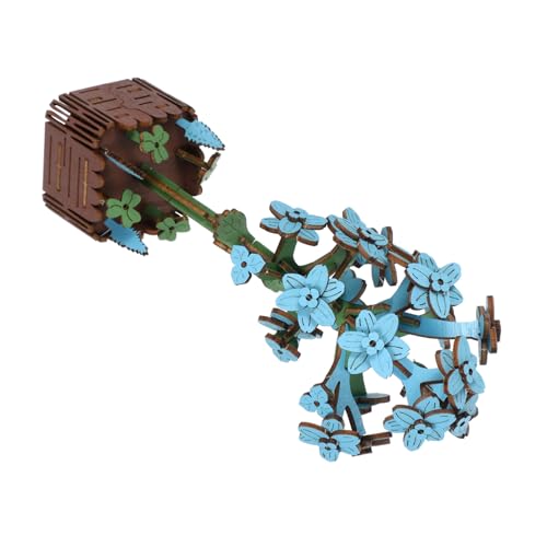 FRCOLOR Handgefertigtes Hyazinthen Holzpuzzle 3D Holzblumen Hyazinthen 3D Puzzle Handmontiertes Holzblumenpflanzen Modellbau Kit Hyazinthenpflanzen Modellpuzzle FRCOLOR Handgefertigtes Hyazinthen Holzpuzzle 3D Holzblumen Hyazinthen 3D Puzzle Handmontiertes Holzblumenpflanzen Modellbau Kit Hyazinthenpflanzen Modellpuzzle von FRCOLOR