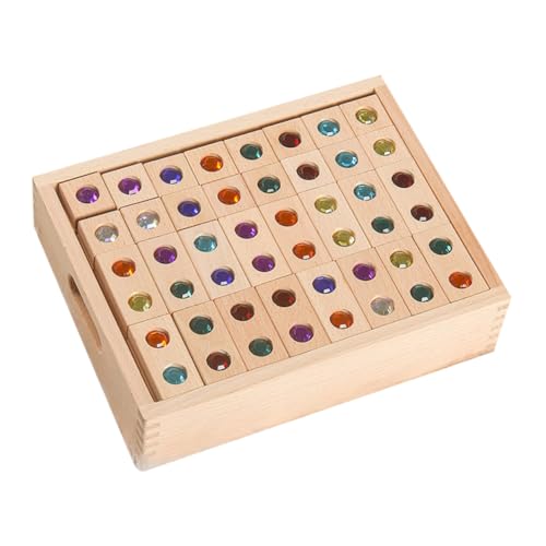 FRCOLOR Holzspielzeug Puzzle Bausteine Edukatives Interaktives Lernspielzeug für Kleinkinder Rund und Glatt Poliert Fördert Kreativität und Eltern Junge Mädchen Beziehung Natürlich FRCOLOR Holzspielzeug Puzzle Bausteine Edukatives Interaktives Lernspielzeug für Kleinkinder Rund und Glatt Poliert Fördert Kreativität und Eltern Junge Mädchen Beziehung Natürlich von FRCOLOR