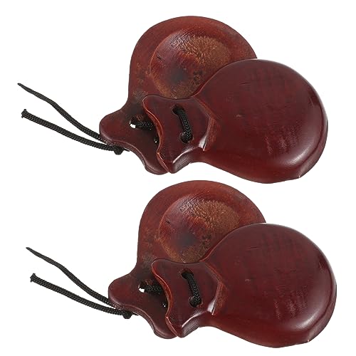 FRCOLOR Kastagnetten für Kleine Finger Kastagnetten aus Holz Rhythmisches Musikspielzeug für Frühe Musikalische Geeignet für Bühnenauftritte und Musikunterricht FRCOLOR Kastagnetten für Kleine Finger Kastagnetten aus Holz Rhythmisches Musikspielzeug für Frühe Musikalische Geeignet für Bühnenauftritte und Musikunterricht von FRCOLOR