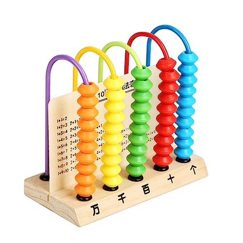 FRCOLOR Lernspielzeug Holz Rechenrahmen Bunte Perlen Mathe Rechenspielzeug Frühpädagogisches Addition Subtraktion Training für Jungen Mädchen Ab Jahren FRCOLOR Lernspielzeug Holz Rechenrahmen Bunte Perlen Mathe Rechenspielzeug Frühpädagogisches Addition Subtraktion Training für Jungen Mädchen Ab Jahren von FRCOLOR