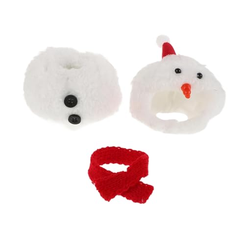 FRCOLOR Schneemann-zubehör Miniaturen Zum Basteln Mit Mütze Und Schal Für Puppen Weihnachtspuppen-Outfit Kleine Kleidung Zum Basteln Austauschbare FRCOLOR Schneemann-zubehör Miniaturen Zum Basteln Mit Mütze Und Schal Für Puppen Weihnachtspuppen-Outfit Kleine Kleidung Zum Basteln Austauschbare von FRCOLOR