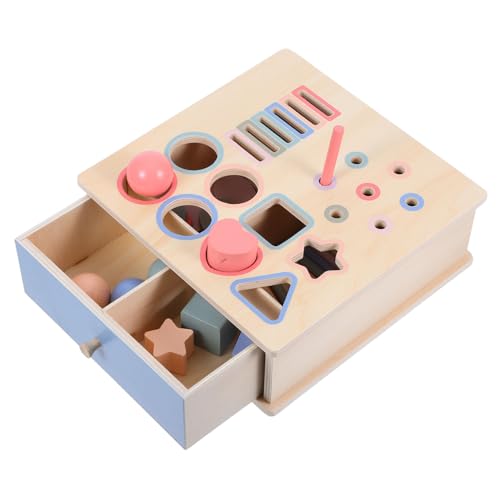 FRCOLOR Montessori Holzbausteine für Kleinkinder Jahre Sicherer Farb und Formsortierer Kreatives Lernspielzeug zur Frühkindlichen Entwicklung Robustes Hölzernes Spielbrett für Junge FRCOLOR Montessori Holzbausteine für Kleinkinder Jahre Sicherer Farb und Formsortierer Kreatives Lernspielzeug zur Frühkindlichen Entwicklung Robustes Hölzernes Spielbrett für Junge von FRCOLOR