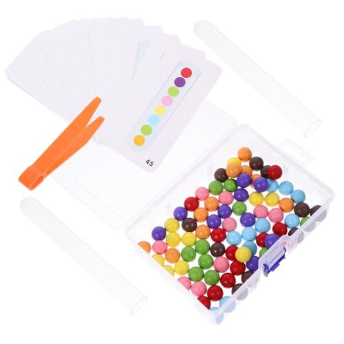 FRCOLOR Montessori Holzspielzeug für Kleinkinder Ab Jahren Feinmotorik Lernspielzeug mit Bunten Perlen Konzentrationstraining und Hand Augen Koordination Aufbewahrungsbox FRCOLOR Montessori Holzspielzeug für Kleinkinder Ab Jahren Feinmotorik Lernspielzeug mit Bunten Perlen Konzentrationstraining und Hand Augen Koordination Aufbewahrungsbox von FRCOLOR