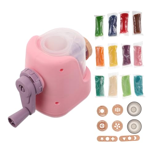 FRCOLOR Nudelmaschine Spielset aus Weichem Material Manuelle Teigpresse für DIY Modelliermasse Kreatives Küchenspielzeug für Jungen und Mädchen Fördert Fantasie und Motorische Fähigkeiten FRCOLOR Nudelmaschine Spielset aus Weichem Material Manuelle Teigpresse für DIY Modelliermasse Kreatives Küchenspielzeug für Jungen und Mädchen Fördert Fantasie und Motorische Fähigkeiten von FRCOLOR