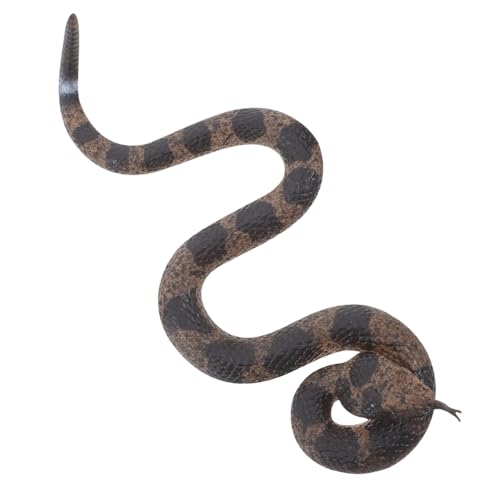 FRCOLOR Realistische Gummischlange Klapperschlange Weiches TPR-Material Lebensnahe Halloween Deko Party Streich Requisiten Naturerkundung Lernspielzeug FRCOLOR Realistische Gummischlange Klapperschlange Weiches TPR-Material Lebensnahe Halloween Deko Party Streich Requisiten Naturerkundung Lernspielzeug von FRCOLOR
