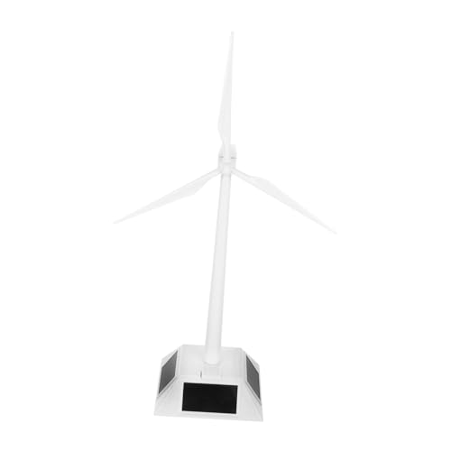 FRCOLOR Solarbetriebenes Windmühlen Modell aus Kunststoff Weiß Miniatur Desktop Windmill Sculpture Kinderfreundliches Solar Power Toy Einfach zu Montieren Dekoratives Schreibtisch FRCOLOR Solarbetriebenes Windmühlen Modell aus Kunststoff Weiß Miniatur Desktop Windmill Sculpture Kinderfreundliches Solar Power Toy Einfach zu Montieren Dekoratives Schreibtisch von FRCOLOR
