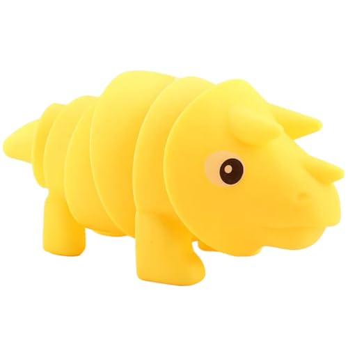 FRCOLOR Stressabbau Dinosaurier Squeeze Gelb Elastisches Party Zappelspielzeug Sensorisches Fidget Toy zur Druckentlastung und Entspannung bei Arbeit und Studium FRCOLOR Stressabbau Dinosaurier Squeeze Gelb Elastisches Party Zappelspielzeug Sensorisches Fidget Toy zur Druckentlastung und Entspannung bei Arbeit und Studium von FRCOLOR