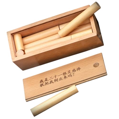 FRCOLOR Teiliger Holz Puzzle Stick Gehirntrainer Iq Testspielzeug für Erwachsene Geduld Förderndes Denkspiel zur Gehirnentwicklung und Stressabbau FRCOLOR Teiliger Holz Puzzle Stick Gehirntrainer Iq Testspielzeug für Erwachsene Geduld Förderndes Denkspiel zur Gehirnentwicklung und Stressabbau von FRCOLOR
