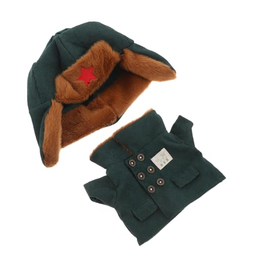 FRCOLOR Warmer Wintermantel und Mütze für Kleine Puppen und Plüschtiere Kuscheliges Polyester Kreative Verkleidung für Fantasievolles Rollenspiel FRCOLOR Warmer Wintermantel und Mütze für Kleine Puppen und Plüschtiere Kuscheliges Polyester Kreative Verkleidung für Fantasievolles Rollenspiel von FRCOLOR