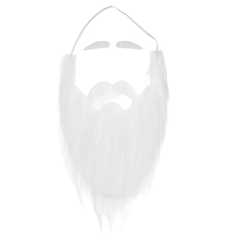 FRCOLOR Weihnachts Kostümset Langfloriges Plüsch Fake Bart und Augenbrauen Hautfreundlich Bequem für Cosplay und Party Deko FRCOLOR Weihnachts Kostümset Langfloriges Plüsch Fake Bart und Augenbrauen Hautfreundlich Bequem für Cosplay und Party Deko von FRCOLOR