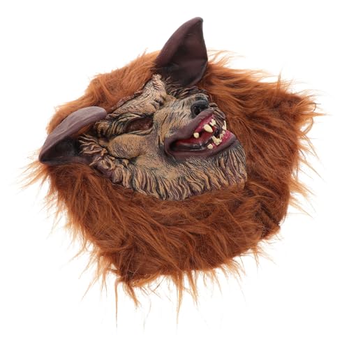 FRCOLOR Werwolfmaske Werwolfkostüm Pelzige Tiermaske Vintage Halloweenmaske Pelzige Maske Fuchsmaske Pelzige Wolfsgesichtsmaske Plüschtiermaske Gruselige Halloweenmaske FRCOLOR Werwolfmaske Werwolfkostüm Pelzige Tiermaske Vintage Halloweenmaske Pelzige Maske Fuchsmaske Pelzige Wolfsgesichtsmaske Plüschtiermaske Gruselige Halloweenmaske von FRCOLOR