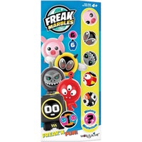 FREAK MARBLES 2218458 Marbles & Skins 6er Set - gelb von FREAK MARBLES