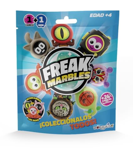 FREAK MARBLES WORLDAB1 Überraschungstüte, bunt, Normal von FREAK MARBLES