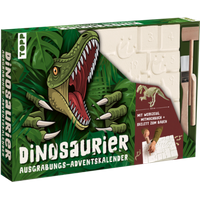 FRECHVERLAG 18531 Dinosaurier - Der Ausgrabungs-Adventskalender. 24 coole Überraschungen zum Ausgraben und Entdecken von FRECHVERLAG