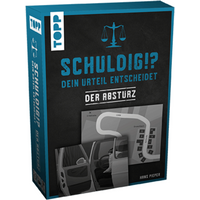 TOPP 18274 Schuldig?! Dein Urteil entscheidet - Der Absturz. Krimispiel in 50 Karten | Pieper, Hans von FRECHVERLAG